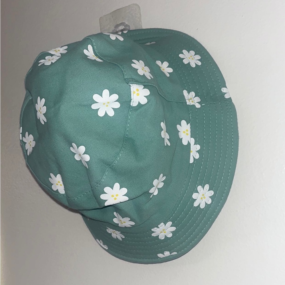 Daisy Pattern Bucket Hat - Picture 3 of 4